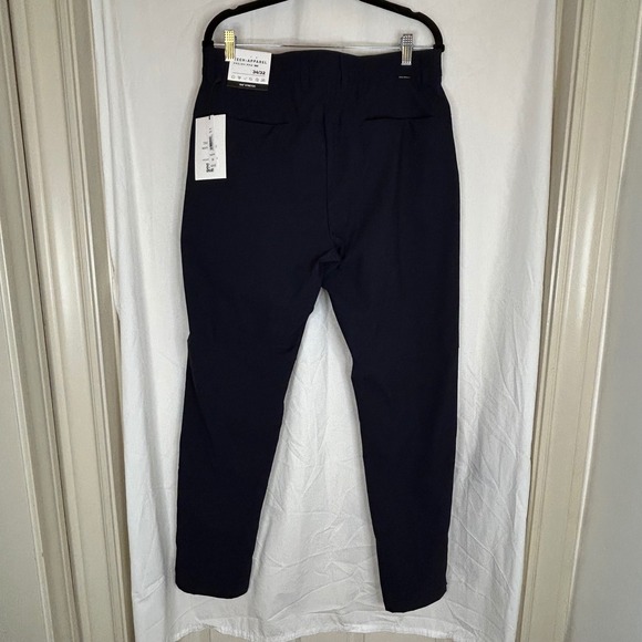 TECH APPAREL Projek Raw 34/32 Navy Blue 360 Stretch Anti-Slip Waistband Pants - Picture 6 of 10